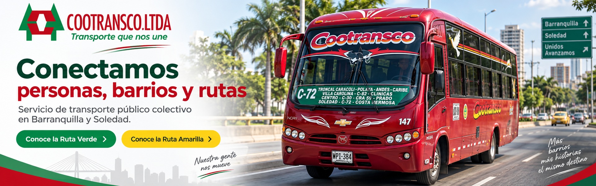 COOTRANSCO conecta personas, barrios y rutas